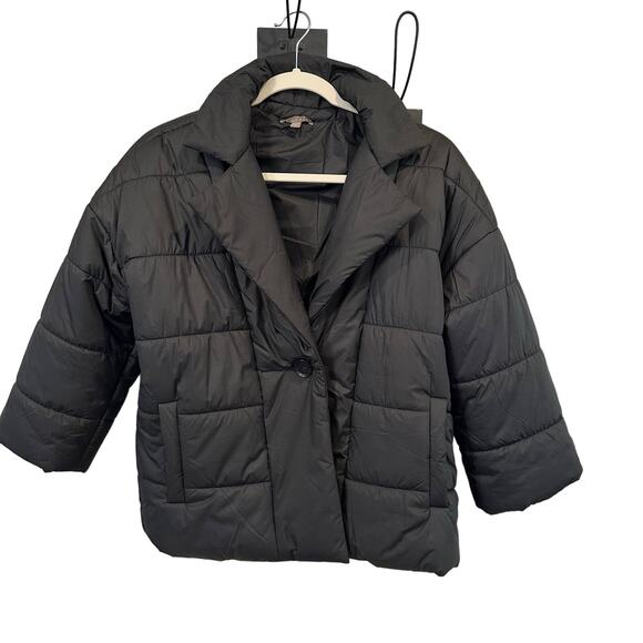 Lilla P Notch Collar Quilted Jacket - sz XS